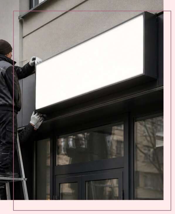 Светодиодный короб на заказ в Ханты-Мансийске от 15314 р. | Аванза-Хнт